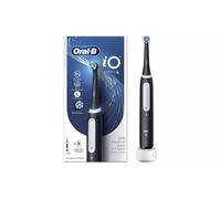 Oral-B, Spazzolino elettrico iO4 con rivoluzionaria tecnologia iO, regalo per donne/uomini, con 1 testina per spazzolino, 4 modalità con sbiancamento dei denti, spina a 2 pin per Regno Unito, colore nero