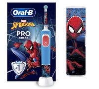 Oral-B Spazzolino Elettrico Ricaricabile Pro Kids con personaggi Marvel Spider-Man, 2 Testine, da 3 Anni In Su. 1 Spazzolino