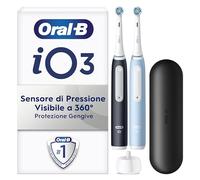Spazzolino elettrico Braun Oral-B iO Series 3n nero opaco/blu ghiaccio