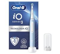 Oral-B Spazzolino Elettrico Ricaricabile iO 3N, Sensore di Pressione, Timer Anello Luminoso, 3 Modalità di Spazzolamento, 1 Testina, 1 Spazzolino, Blu, Idea Regalo