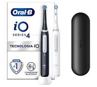 Braun iO Series 4 Duo Adulto Spazzolino a vibrazione Nero, Bianco