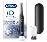 Oral-B Spazzolino Elettrico Ricaricabile iO 6N Nero, 2 Testine Di Ricambio, 1 Custodia Da Viaggio. 1 Spazzolino