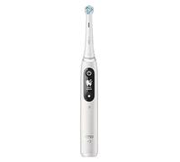 Oral-B Spazzolino Elettrico Ricaricabile iO 6N, Sensore di Pressione, Display Interattivo, Intelligenza Artificiale, 2 Testine, 1 Spazzolino, 1 Custodia da Viaggio, Bianco, Idea Regalo