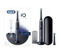 Oral-B Spazzolino Elettrico Ricaricabile IO 7S Nero Con 2 Testine E 1 Custodia Da Viaggio