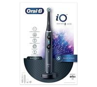 Oral-B Spazzolino Elettrico Ricaricabile iO 8 Edizione Limitata Nero, Tecnologia Magnetica Rivoluzionaria, Display A Colori, 1 Testina, Custodia Da Viaggio, Designed By Braun