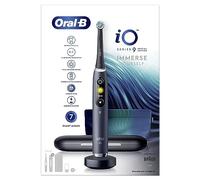 Oral-B Spazzolino Elettrico Ricaricabile iO 9 Edizione Speciale Nero, Tecnologia Magnetica Rivoluzionaria, Display A Colori, 1 Testina, Custodia Da Viaggio, 1 Astuccio Magnetico, Designed By Braun