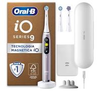 Oral-B Spazzolino Elettrico Ricaricabile iO 9 Rosa, 3 Testine Di Ricambio, 1 Custodia Da Viaggio Con Caricatore. 1 Spazzolino