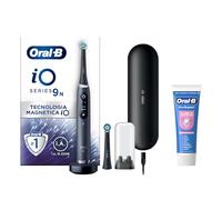 Oral-B Spazzolino Elettrico Ricaricabile iO 9N Nero, 1 Spazzolino Elettrico, 2 Testine Di Ricambio, Custodia Da Viaggio con caricatore + Dentifricio Pro-Expert, Pulizia Denti Efficace