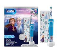Oral-B Spazzolino Elettrico Ricaricabile Kids Con Personaggi Frozen Disney, 1 Testina, 1 Custodia Da Viaggio, 1 Spazzolino
