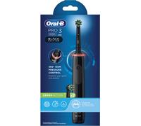 Oral-B Pro 3 Spazzolino Elettrico Ricaricabile Nero Pro3 3000, 2 Testine, 1 Spazzolino