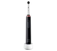 Oral-B Spazzolino Elettrico Ricaricabile Pro 3 - 3000 Nero. 1 Spazzolino Con Sensore Di Pressione Dello Spazzolamento Visibile, 1 Testina Con Setole Al Carbone