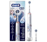 Oral-B PRO 14876673 spazzolino elettrico Bambino Spazzolino rotante Multicolore, Bianco