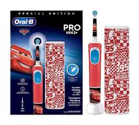 Oral-B Spazzolino Elettrico Ricaricabile Pro Kids Disney Cars, 1 Testina, 1 Custodia Da Viaggio. Per Bambini da 3 Anni In Su. 1 Spazzolino