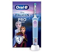 Oral-B Spazzolino Elettrico Ricaricabile Pro Kids Frozen, 1 Testina, per Bambini da 3 Anni in Su, 1 Spazzolino