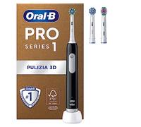 Oral-B Spazzolino Elettrico Ricaricabile Pro Series 1 Nero con 2 Testine di Ricambio. 1 Spazzolino