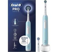 Oral-B Spazzolino Elettrico Ricaricabile Series 1 Blu con 2 Testine di Ricambio, 1 Spazzolino