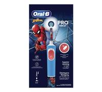 Oral-B Spazzolino Elettrico Ricaricabile Pro Kids con personaggi Marvel Spider-Man, 2 Testine, da 3 Anni In Su. 1 Spazzolino