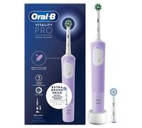 Oral-B Vitality Spazzolino Elettrico Ricaricabile Pro Viola, 2 Testine
