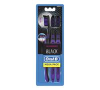 Oral-B Spazzolino Manuale Black, Confezione da 3