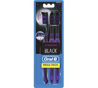 Oral-B Spazzolino Manuale Black, Confezione da 3