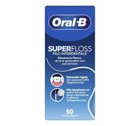 Oral B Superfloss 50 Pezzi Filo Interdentale Per Apparecchi Ortodontici e Ponti
