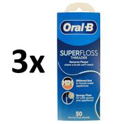 Oral-B Superfloss THREADER Filo Interdentale 50 Fili 1 Pezzo - 4 Pezzi Floss