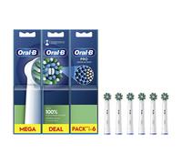 Oral B Testine Di Ricambio Cross Action White Eb50 6 pezzi - Testine per spazzolino