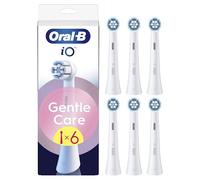 Oral-B Testine di Ricambio iO Gentle Care Bianche, Testine Rotonde Originali per Gengive Sensibili, Setole angolate per rimuovere la placca 6 Testine