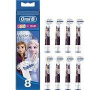 Oral-B Testine di Ricambio KIDS Frozen per Spazzolino Elettrico Ricaricabile, Confezione da 8, Idea Regalo Festa del Papà
