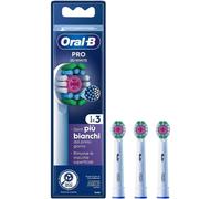 Oral-B Testine Di Ricambio Pro 3D White, 3 Testine Colore Bianco