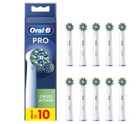 Oral-B Testine Di Ricambio Pro Cross Action Bianco, 10 Testine