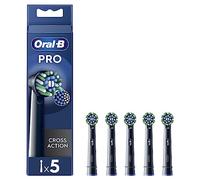Oral-B Testine Di Ricambio Pro Cross Action Black, 5 Testine