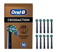 Oral-B Testine Di Ricambio Pro Cross Action Nero, 10 Testine, Adatto Per Buca Delle Lettere