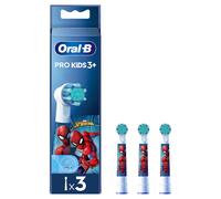 Oral-B Testine Di Ricambio Pro Kids Con Spiderman, 3 Testine Oral-B