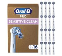 Oral-B Testine di Ricambio Pro Sensitive Clean, Bianche, 16 Ricambi