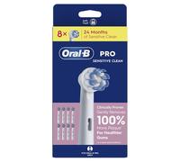 Oral-B Testine per spazzolino da denti Pro 3D, bianche, confezione da 8 pezzi, adatte per cassetta postale