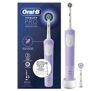Oral-B Vitality Spazzolino Elettrico Ricaricabile Pro Viola, 2 Testine