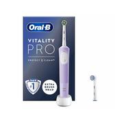 Oral-B Vitality Spazzolino Elettrico Ricaricabile Pro Viola, 2 Testine