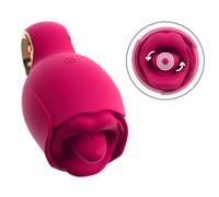 You2Toys Oral Fun Vibrator Licking and Vibrating Tongue Red