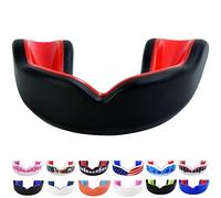 Oral Mart Jugend Sport Mudguard für Kinder (Schwarz/Rot)