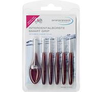 Oral Prevent - Spazzole interdentali Smart Grip 1,50 mm, 6 pezzi, colore: Marrone