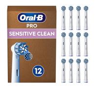 oral Testine Di Ricambio per Spazzolino Elettrico Pro Sensitive Clean, 12 Testine, Confezione Adatta Alla Buca Delle Lettere