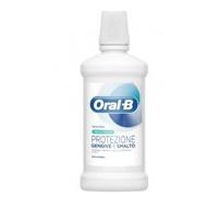 Oral-B Gum & Enamel Care Fresh Mint 500 ml collutorio senza alcool per proteggere le gengive e rafforzare lo smalto