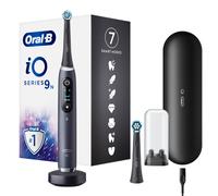 Oral-B iO Spazzolino Elettrico Ricaricabile 9S Nero, 2 Testine, 1 Custodia Da Viaggio Ricaricabile