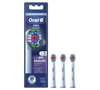 Oral-B Testine Di Ricambio Pro 3D White, 3 Testine Colore Bianco
