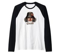 ORALE Chicana Chicano Camisa Carino Chicano Tattoo Art Maglia con Maniche Raglan