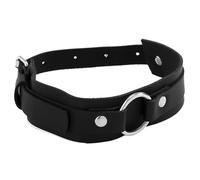 OralGos Fascia da braccio in pelle PU, semplice e regolabile, per camicia, colore nero, accessorio per discoteca, per adulti, colore nero