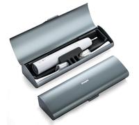 Oralphi Custodia porta spazzolino elettrico da viaggio per Oral B/Oral-B Pro/iO/Philips Sonicare 5300 3100 e la maggior parte degli altri marchi di spazzolini,alluminio,grigio