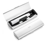 Oralphi porta spazzolino elettrico da viaggio per Oral B/Oral-B Pro/iO/Philips Sonicare 5300 3100 e la maggior parte degli altri marchi di spazzolini,custodia spazzolino elettrico in alluminio,argento