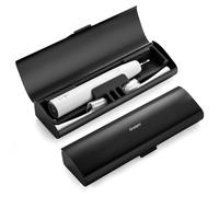 Oralphi porta spazzolino elettrico da viaggio per Oral B/Oral-B Pro/iO/Philips Sonicare 5300 3100 e la maggior parte degli altri marchi di spazzolini,custodia spazzolino elettrico in alluminio,nero